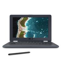 ASUS Chromebook Flip C213SA-YS02-S with Stylus EMR Pen, 11.6 inch Ruggedized & Spill Proof, Touchscreen, Intel Dual-Core N3350, 4GB DDR4 RAM, 32GB Flash Storage, USB Type-C, Supports Android Apps