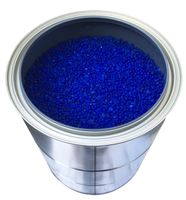 INTERTECK PACKAGING 5 LBS Premium Quality Blue Indicating Silica Gel Bulk Desiccant Beads, Industry Standard 1-3mm - Rechargeable (Blue to Pink)