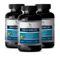 Natural Fat Burner - Pure Tribulus Terrestris Extract 1000mg 45% Saponins - Weight Loss - 3 Bottles 270 Tablets