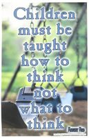 Youth Change Workshops Inspiring Teacher with Quote is Ideal Educator Gift (Poster #572)