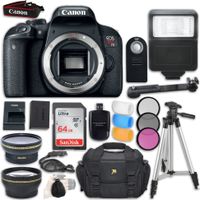 Canon EOS Rebel T7i DSLR Camera (Body Only) + Accessory Bundle