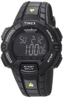 Timex Men's TW5M15900 Ironman Rugged 30 Full-Size Black/Yellow Resin Strap Watch