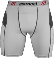 Marucci Adult Elite Padded Slider Shorts, X-Large, White