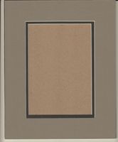 Pack of 10 8x10 Grey & Black Double Picture Mats Cut for 5x7 Pictures