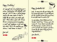 Quiplip Handwritten Yours Truly Birthday Cards, 6-Pack (YT06196PCK)