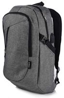 Laptop Travel Backpack - Adjustable Shoulder Straps, Zippered Compartments with Side Pockets for Water Bottle or Umbrella. Headset and USB Charging Port. Perfect for School, Business or Traveling.