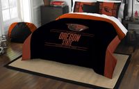 Officially Licensed NCAA Oregon State Beavers Modern Take Full/Queen Comforter and 2 Sham Set