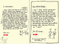 Quiplip Handwritten Yours Truly Birthday Cards, 6-Pack (YT04056PCK)