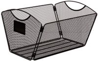 Safco Products 2163BL Onyx Mesh Desktop Tub File, Legal Size, Black