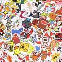 YUANSHI Waterproof Graffiti Stickers,Notebook Computer Decal Stickers,Luggage,Cars,Motorcycles,Bicycles Vinyl Stickers,Skateboard Stickers PVC (Random 50 pcs)