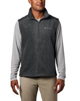 Columbia Men's Steens Mountain Full Zip Soft Fleece Vest, Grill, Black, Small