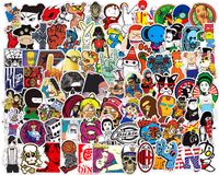 100 PCS Laptop Stickers, Car Bumper Stickers,Motorcycle Bicycle Luggage Decal Graffiti Patches Skateboard Stickers, Supercool Stickers No-Duplicate for Adults ...