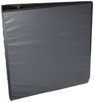 Samsill Earth's Choice Biobased Durable 3 Ring Binder, Clear View 5 Inch Binder, D-Ring, Up to 25% Plant Based Plastic, USDA Certified Biobased, Black