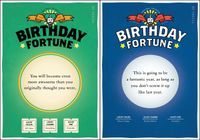 Quiplip Misfortune Birthday 6) Greeting Cards