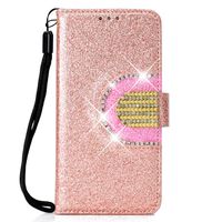 [Huawei Mate 20 Pro] Case, Lomogo Leather Wallet Case with Kickstand Card Holder Shockproof Flip Case Cover for Huawei Mate20 Pro - LOHHA090217 Rose Gold