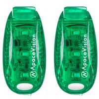 EverLightFX USB Rechargeable LED Safety Light (2 Pack) by Apace - Super Bright Bike Tail Light Works Brilliantly as Running Light for Joggers, Pets, Bicycle Strobe or Rear Clip On Lights