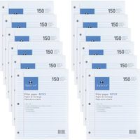Sparco 3HP Notebook Filler Paper 1800 Sheets - College Ruled - 16 lb Basis Weight - 8" x 10 1/2" - White Paper - 1800/Bundle (82123BD)