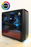 Centaurus Electra 3 Gaming Computer - AMD Ryzen 5 2600X Six-Core 4.0GHz O/C, 16GB 3000MHz RAM, Nvidia RTX 2060, 480GB SSD + 2TB HDD, Liquid Cooler, Windows 10 PRO, WiFi, RGB, Tempered Glass
