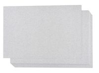 Glitter Cardstock Paper - 24-Pack Silver Glitter Paper for DIY Craft Projects, Birthday Party Decorations, Scrapbook, Double-Sided, 250GSM, 8 x 12 inches