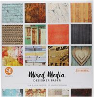 ColorBok 73470B Designer Paper Pad Mixed Media, 12" x 12"