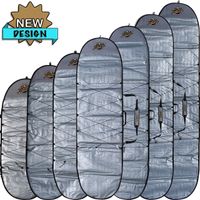 Premium Surfboard Bags & SUP Paddle Board Bags - Extra Bungee Storage [5'-11']