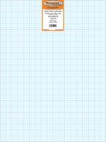 Clearprint 1000H Design Vellum Sheets with Printed Fade-Out 8x8 Grid, 16 lb., 100% Cotton, 18x24 Inches, 100 Sheets/Pack, Translucent White (10202522)