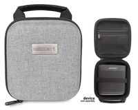Case for Bose SoundLink Color Bluetooth Speaker II and Bose SoundLink Color Bluetooth Speaker, Portable Carrying and Storage case, Tailor Made and Easy to go Carabiner, Light Weight (Gray)