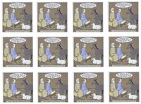 3dRose Rich Diesslin - Nativity Animals - Greeting Cards, 6 x 6", Set of 12 (gc_2826_2)