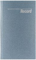 NATIONAL Granite Series Record Book, Patina Blue, 12.25 x 7.25", 150 Pages (56011)