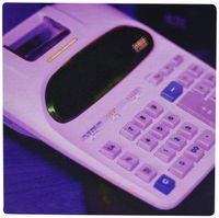 3dRose LLC 8 x 8 x 0.25 an Old Adding Machine Done in a Pink Finish Mouse Pad (mp_79648_1)