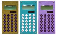 Inkology Glam Rock Glitter Calculators, Set of 6 Calculators, Color May Vary (06415)