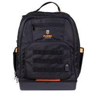 Rugged Tools Worksite Tool Backpack - 68 Pockets & Utility Organizers Including Laptop Sleeve - Heavy Duty Jobsite Tool Bag Perfect Storage & Organizer for a Contractor, Electrician, Plumber, HVAC