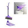 Clearance Sale!DEESEE(TM)🍀🍀New Material Home Casual Environmental Recycle Upright Dustpan Lobby Sweep Set with Extendable Broom (Purple)