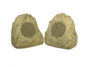 Theater Solutions 2R4S Outdoor Sandstone Rock 2 Speaker Set for Yard Patio Pool Spa