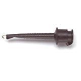 Pomona 4555-0 Do-It-Yourself Minigrabber Test Clip, 2.54" Length, Black (Pack of 10)