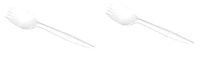 Karat U2210 5.3" PP Medium-Weight Disposable Spork, White (Pack of 1000) (2-(Pack))