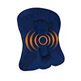 Health Touch Ultra Soft Microbeads Full Back Massager Vibration (Blue)