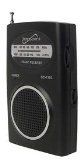Supersonic SC1103BLK Compact AM/FM Pocket Radio
