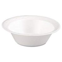 Genpak Celebrity 12-Oz. Foam Bowl, White - 1000 Bowls/Carton (1 Carton)
