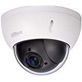 Dahua SD22204T-GN HD PTZ Outdoor POE IP Camera Motorized Vandal Dome, Pan/Tilt/2.7mm~11mm 4x Motorized Zoom, 2-Megapixel,SD Card Recording,IP66 and IK10 Proof, ONVIF Network Camera(No Night Vision)