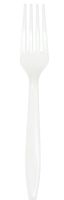 288-Count Touch of Color Premium Plastic Forks, White