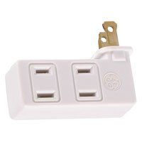 GE Vinyl Triple Tap plug