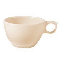 Yanco NS-9015T Nessico Coffee/Tea Short Cup, 7 oz Capacity, Melamine, Tan Color, Pack of 48