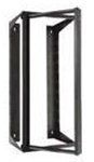 Hubbell HPWWMR24 Wall Mount Network Rack, Swing Frame, 12U, 24" Height x 18" Deep