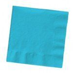 100 gorgeous Bermuda Blue beverage/cocktail napkins for wedding/party/event, 2ply, disposable, 5"x5"