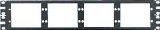 Panduit CFAPPBL2 48-Port Flat Multi-Mode Fiber Patch Panel, Black
