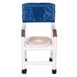 MJM International 115-3TW-SSDE-RH Pediatric Shower Chair with Open Front Soft Seat and Reducer Hard Seat, 250 oz Capacity, 38.5" Height x 19" Width x 23" Depth, Royal Blue/Forest Green/Mauve