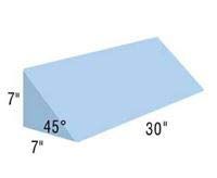 AliMed 45 Degree Large Positioning Wedge, Blue Vinyl Cover