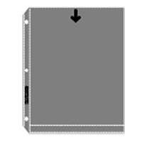 Archivalware Polypropylene Photo Album Pages, 4 mil, Holds 2 Prints 8" X 11", Pack of 25.