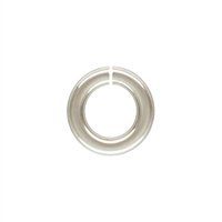 BeadHobby's 6.5mm Open Jump Ring, Sterling Silver, 22 Gauge. Sold as - 50 Pieces Per Pack- [1-2-9-5-A]